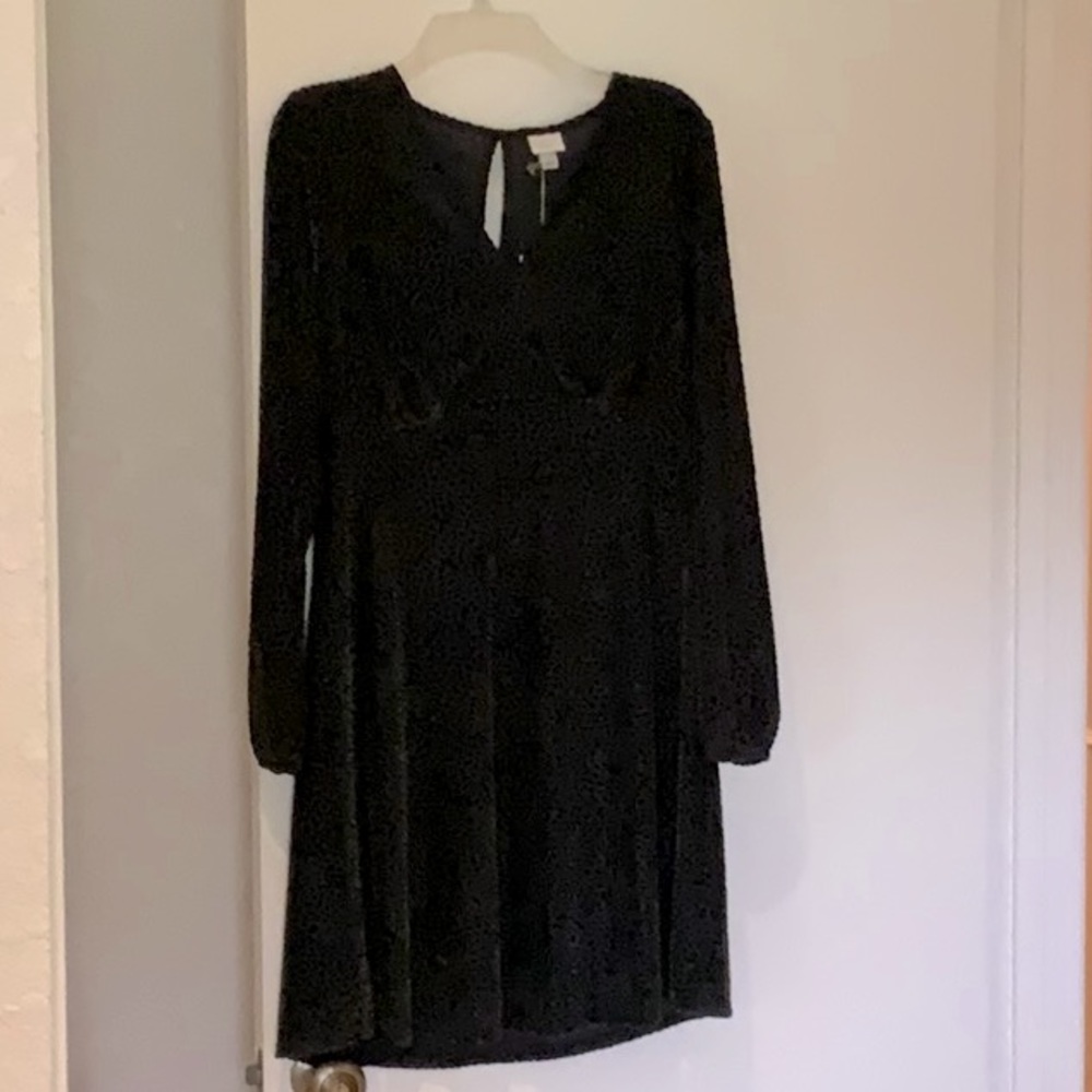 ❣️New with tags. Beautiful Green Velvet dots dress.